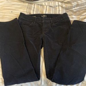 Loft Black Corduroy pants - US size 2